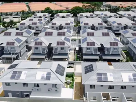 DAH Solar SolarUnit Powers Villa Community in Thailand, Setting Rooftop PV Benchmark