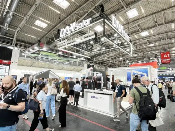 DAH Solar Showcased Newest Products of Full-Screen Series at Intersolar2024