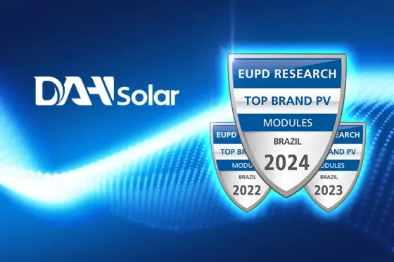 DAH Solar Received “Top Brand PV 2024” at SNEC 2024